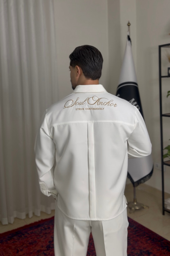 پیراهن باکسی گلدوزی