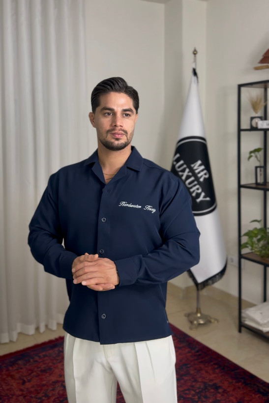 پیراهن باکسی گلدوزی